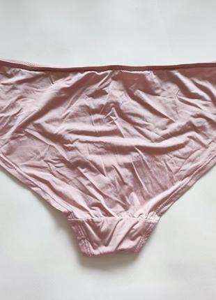 Пастельные трусы женские розовые хипстеры атласные шелковые трусики слипы слиппы