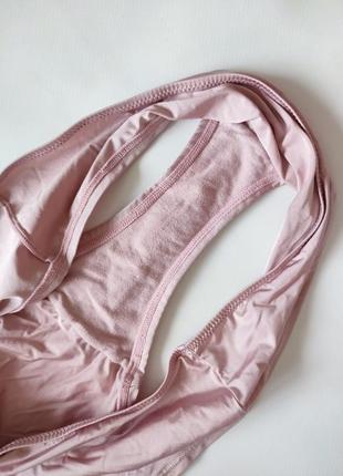 Пастельные трусы женские розовые хипстеры атласные шелковые трусики слипы слиппы