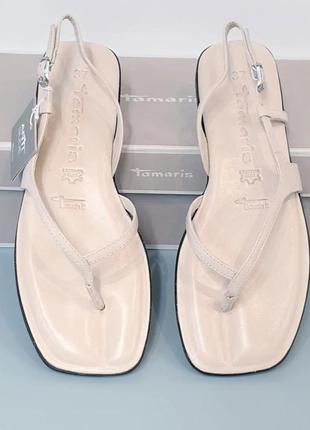 Tamaris  - жіночі шкіряні босоніжки сандалі 37, 401 фото