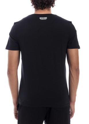 Стильная черная футболка moschino3 фото