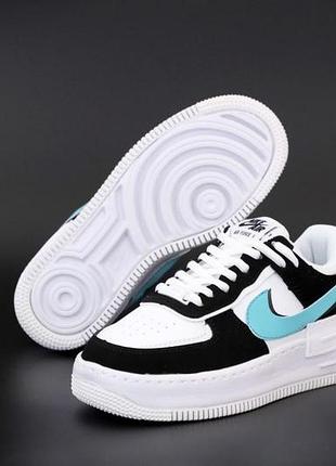 Жіночі кросівки nike air force 1 shadow black white 37-39