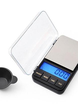 Весы ювелирные digital scale vs - 200 г 0,01 г с чашей, электронные весы для золота, мерная посуда)3 фото