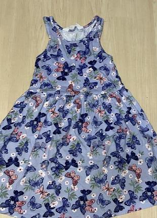 Летнее платье на 2-4 годика.