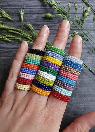 Кільце з бісеру, каблучка з бісеру