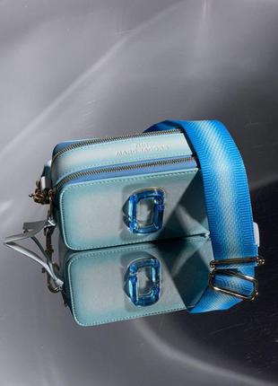 Жіноча сумочка marc jacobs the snapshot summer blue5 фото