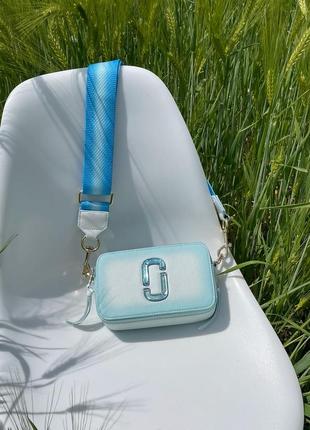 Жіноча сумочка marc jacobs the snapshot summer blue7 фото