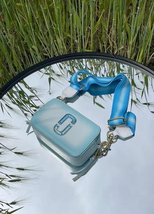 Жіноча сумочка marc jacobs the snapshot summer blue9 фото