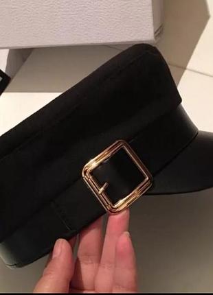 Капітанка з козирком картуз кепі картуз чорний