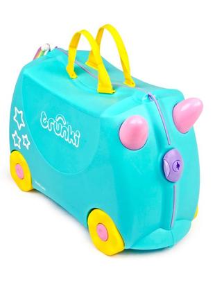 Детский чемодан trunki "una the unicorn"3 фото