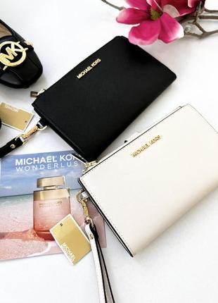 Кошелек женский michael kors jet set travel lg double zip wrstlt оригинал6 фото