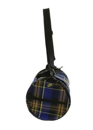 Стиль сумка бочонок nike raceday md duffel plaid7 фото