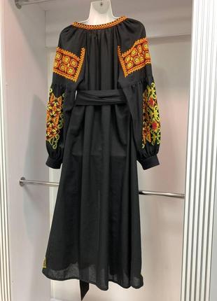 Сукня вишиванка жіноча, вишиванка жіноча домоткане полотно3 фото