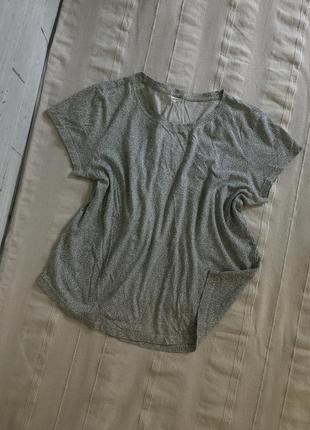 Натуральная хлопковая футболочка в капочку от h&m 🌿 как zara, mango