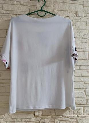 Женская весенне-летняя  блуза батал 48 50 размер2 фото