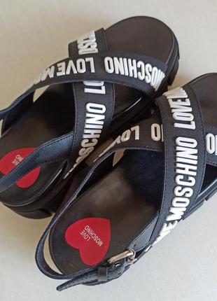 Босоніжки love moschino, 39-40р.6 фото