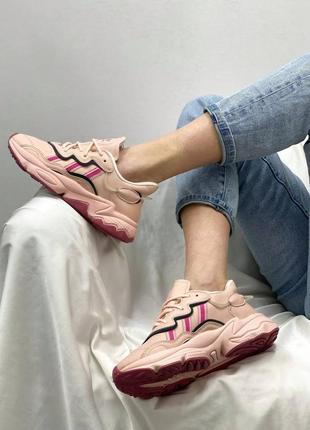 Кроссовки adidas ozweego pink