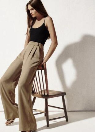 Нові штани палаццо zara, струмуючі