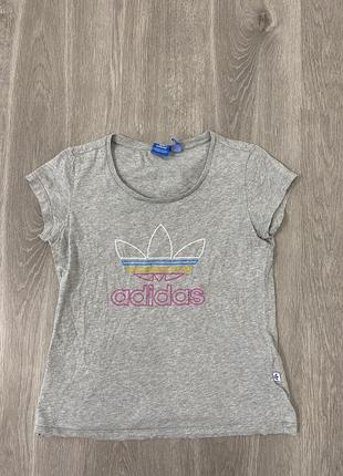 Спортивная женская жіноча футболка  топ для  спорта для бігу adidas1 фото