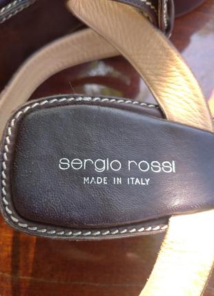 Босоножки sergio rossi. италия. размер 39.4 фото