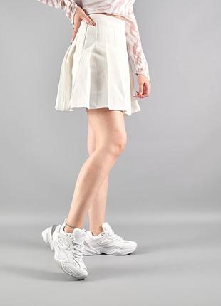 Жіночі кросівки nike m2k tekno all white,стильне та дуже зручне жіноче взуття5 фото