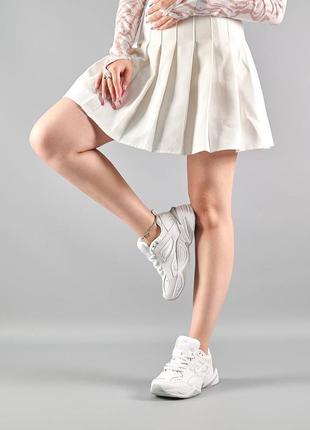 Жіночі кросівки nike m2k tekno all white,стильне та дуже зручне жіноче взуття7 фото