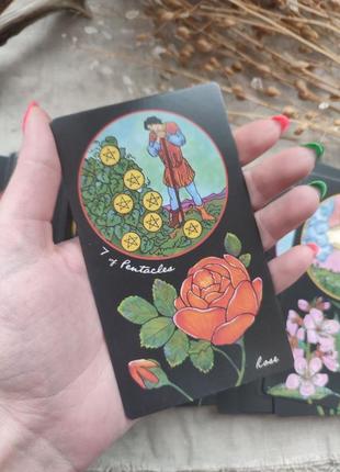 Гадальные карты таро lieber florum tarot таро райдера-уэйта цветочное размер стандартный3 фото
