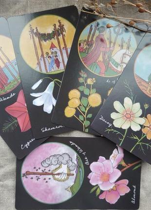 Гадальные карты таро lieber florum tarot таро райдера-уэйта цветочное размер стандартный6 фото