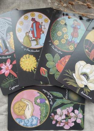 Гадальные карты таро lieber florum tarot таро райдера-уэйта цветочное размер стандартный7 фото