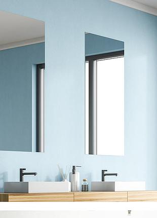 Дзеркало декоративна плівка 50×100 см срібло