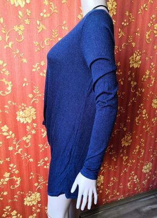 Стильна туніка джемпер з драпіруванням в стилі cos mon cashmere шовк вовна кашемір3 фото