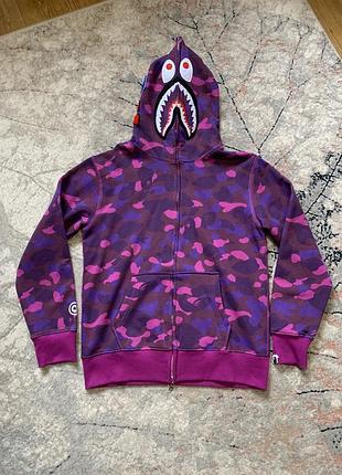 Худи bape shark 2