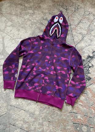 Худі bape shark