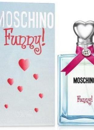 Moschino funny оае туалетна вода 100 ml москіно мошино мосіно фанні 100 мл аромат жіночі