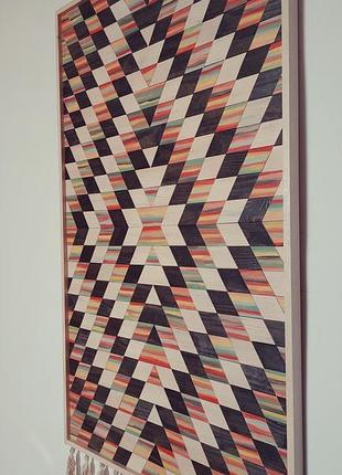 Картина в етно стилі. панно з дерева. гуцульщина. килим