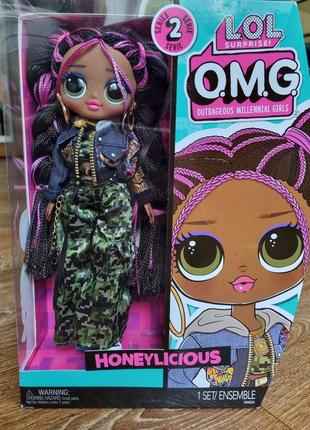 Лол сюрприз! модная кукла omg honeylicious2 фото