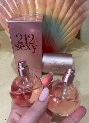 Женская парфюмированная вода carolina herrera 212 sexy каролина херера 212 секси 60 мл