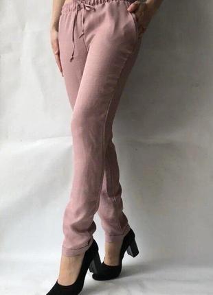 Жіночі літні штани льон-котон р. 52,54,581 фото