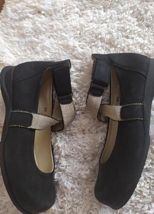 Комфортные кожаные туфли lienhard, актуальные туфли без каблука, ортопедические кожаные туфли5 фото