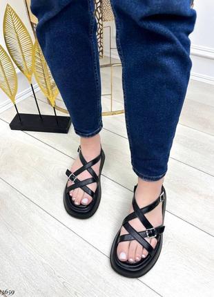 Босоніжки, чорні босоніжки4 фото