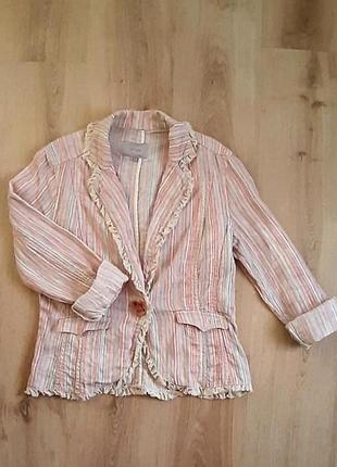 Пиджак льняной