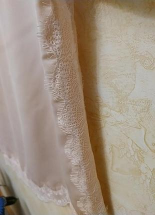 Французкая шикарная,нежнейшая блузка цвета чайной розы.5 фото