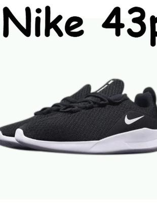 Кроссовки черные nike viale black mens sneakers aa2181-0022 фото