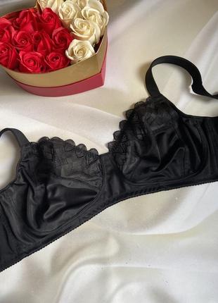 Новий комфортний бюстгальтер на широких м’яких бретелях м’який без кісточок на пишний бюст 💙💛 сток