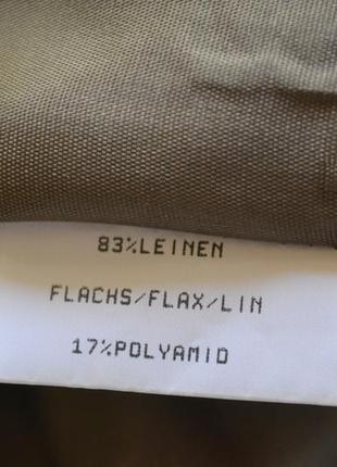 Льняная жаккардовая зауженная юбка р.s 83%лён madelein7 фото