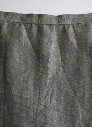 Льняная жаккардовая зауженная юбка р.s 83%лён madelein4 фото