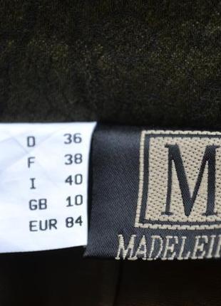Льняная жаккардовая зауженная юбка р.s 83%лён madelein5 фото