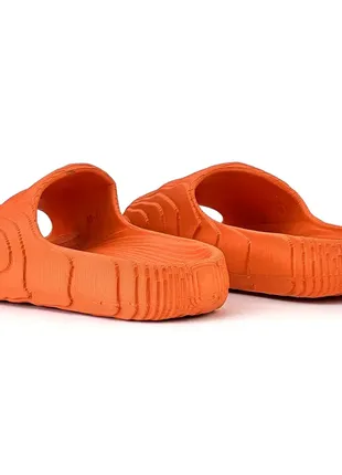 Стильні  молодіжні чоловічі шльопанці помаранчевого кольору з якісної піни/взуття на літо/ п3 фото