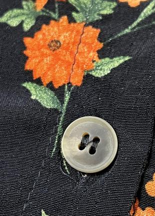 Натуральная юбка мини цветочный принт no215max4 фото
