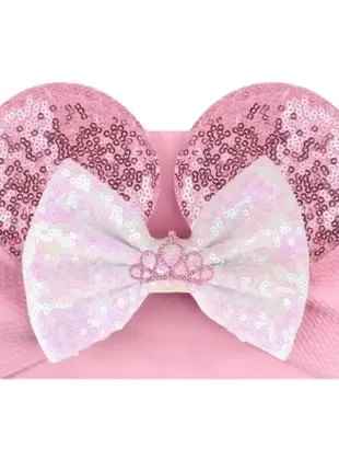 Вправо пов'язка на голову для дівчинки мінні маус рожевий