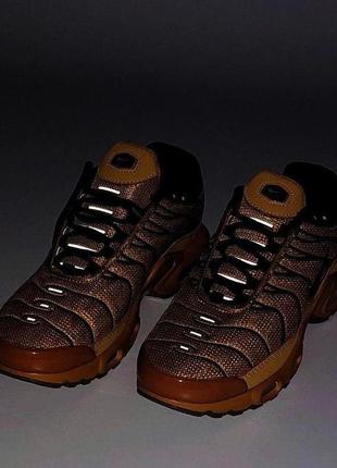 Мужские кроссовки nike air max plus tn+ brown black 41-42-456 фото